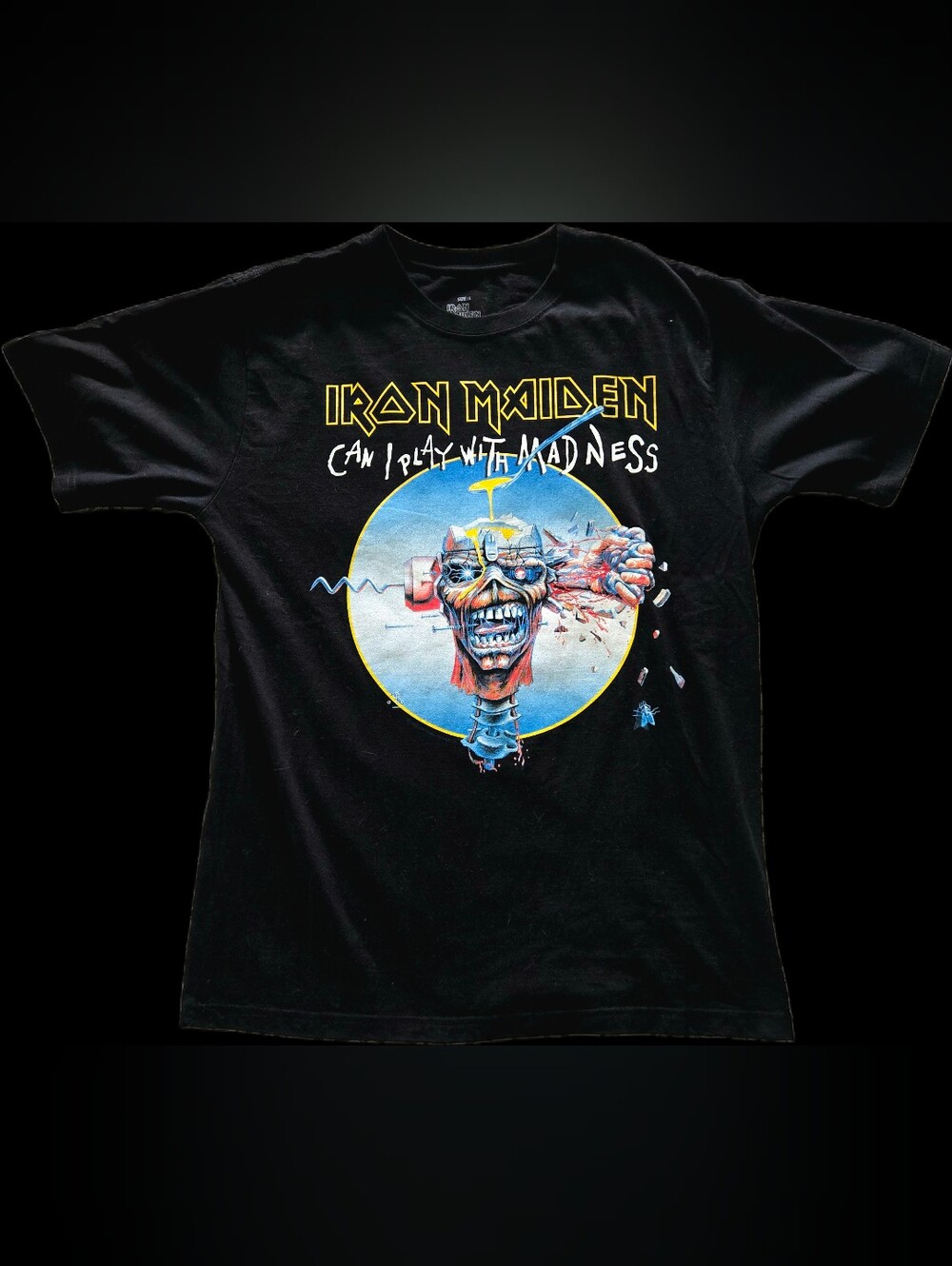 Iron Maiden 'Can I Play With Madness' Graphic Tee - Size L